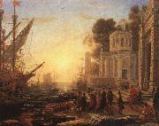 Claude Lorrain The Disembarkation of Cleopatra at Tarsus oil painting